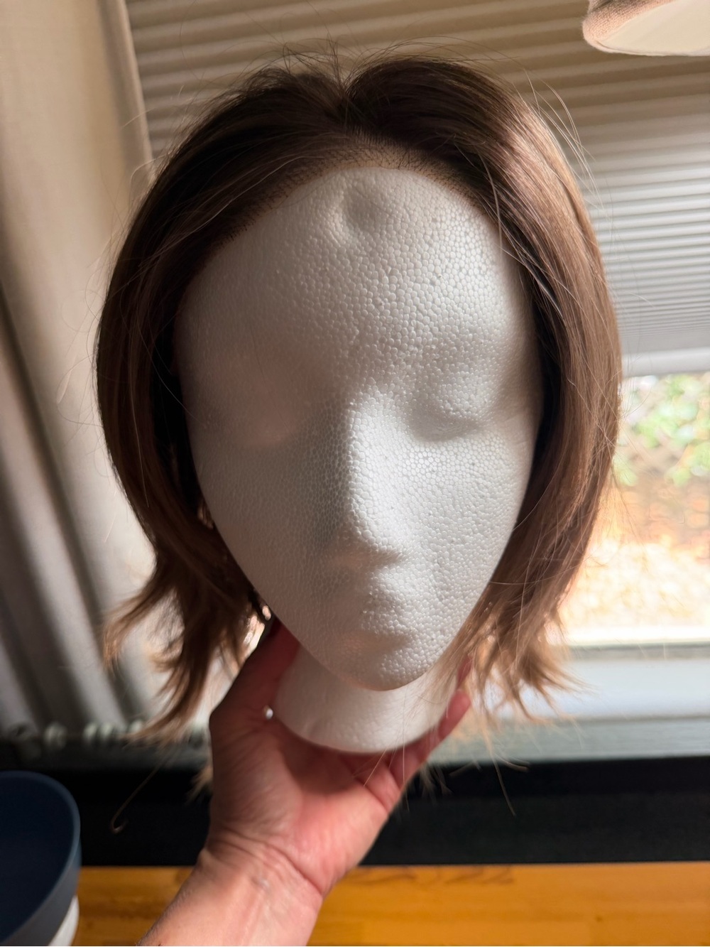 Chestnut Brown Short Layered Women's Wig -